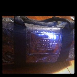 New victoria secret black super bling bag