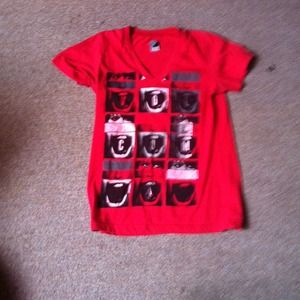 Volcom red vneck