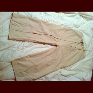 Linen wrap pants