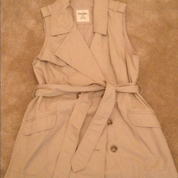 ||SOLD|| Sleeveless Trench Vest