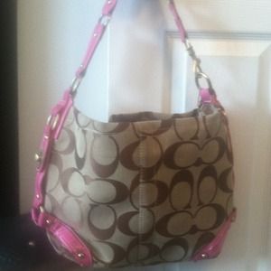 Coach pink and brown!'