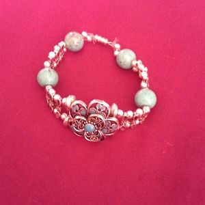 Trendy handmade beaded bracelet