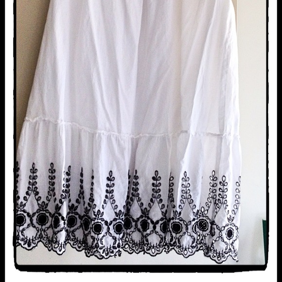 Size large long , baby doll dress, runching on top