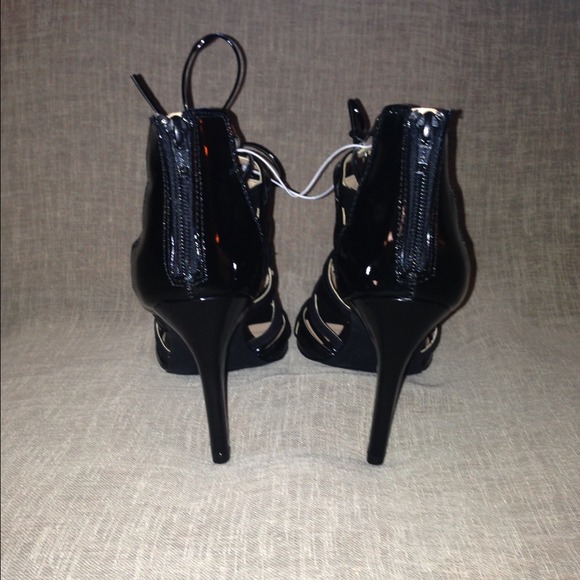 ❌SOLD❌Prabal Gurung Lace-up Caged Booties 10 NEW - Picture 3 of 4