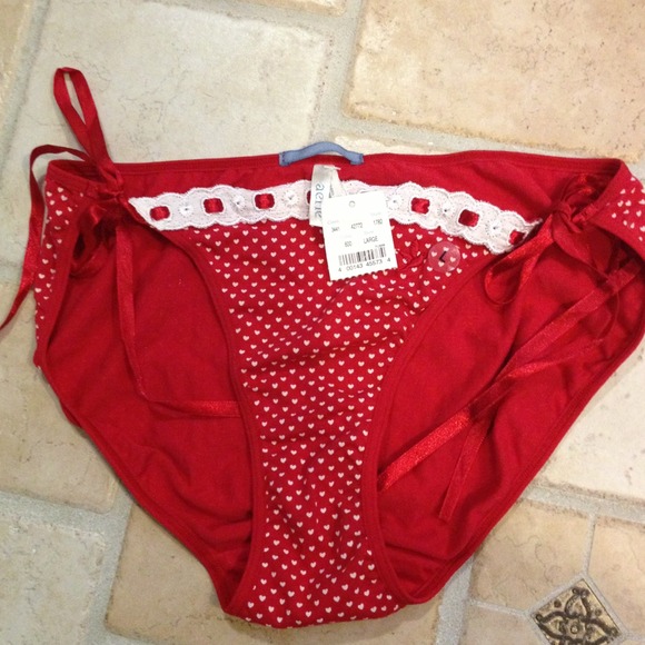 NWT Aerie polka dot string bikini panties
