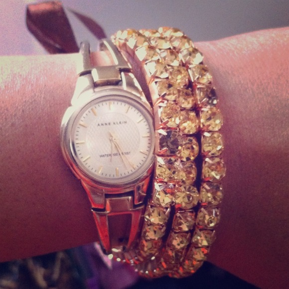 Amber Rhinestone Bracelets 2of2