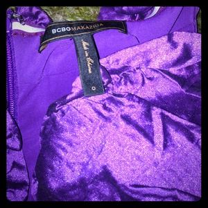 ORIGINAL BCBG PURPLE DRESS SIZE 0 worn ONCE!