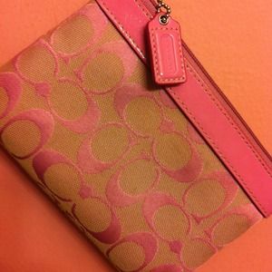 Authentic coach wristlet