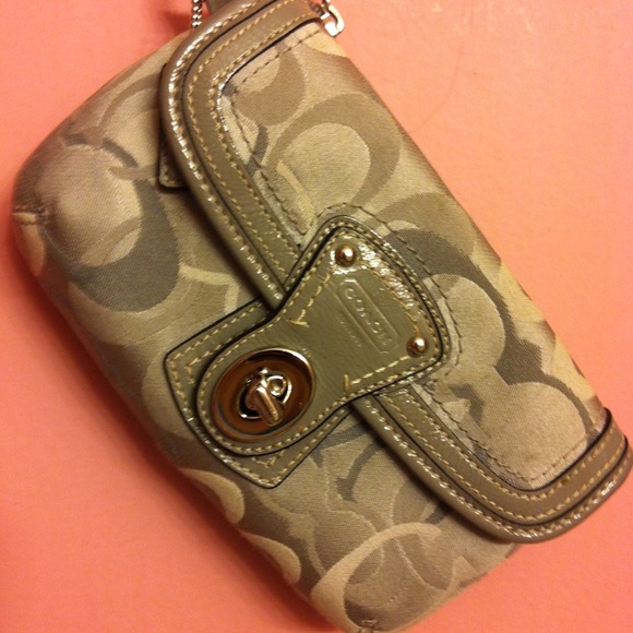 Authentic coach wristlet