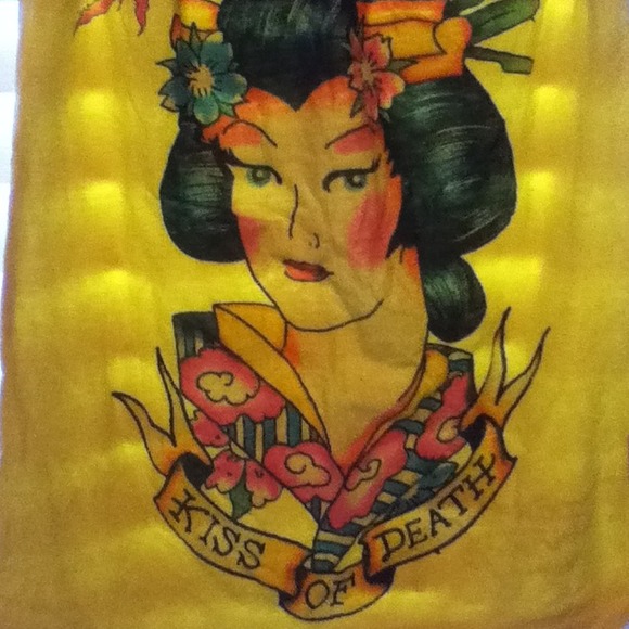 *REDUCED*Genuine Ed Hardy Buttterfly Sleeve Shirt - Picture 2 of 4