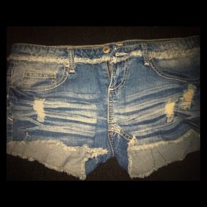 Cute Ripped Jean Shorts
