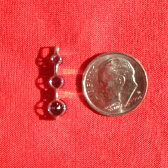 Amethyst and 18 karat gold pendant - Picture 3 of 3