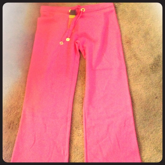 NOT AVAIL! Tory Burch Pink Sweatpants; NWT; L.