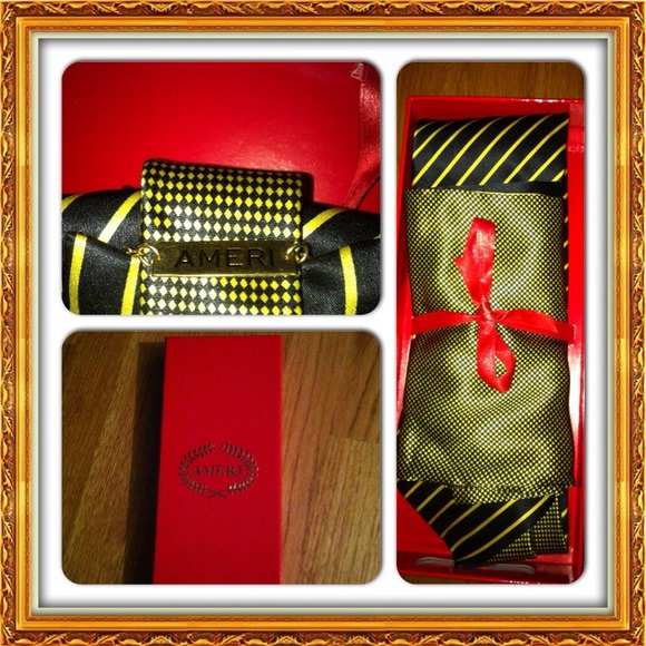 Tie and handkerchief NWOT
