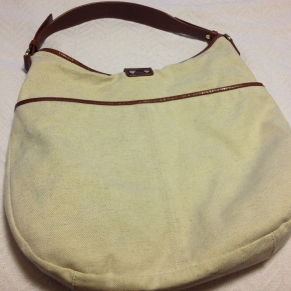 JCrew canvas handbag w/ leather details. - Picture 3 of 4