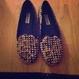 Steve madden cheetah loafers