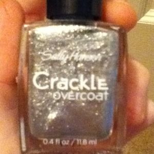 Sally hansen crackle overcoat silver