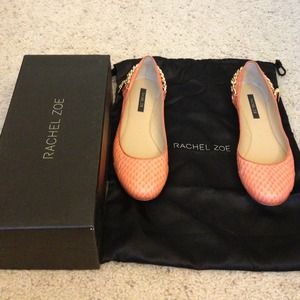 Rachel Zoe 'Laura' snakeskin flats