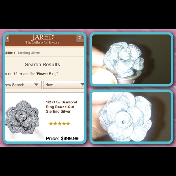 Diamond flower ring from Jared Jewelry 💍