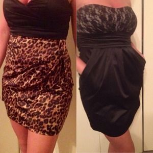 To cute and comfy dresses... Only worn once.