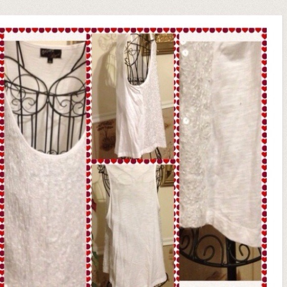Oxford Regent Tops - sequined top asymmetrical.  L/xl give away price