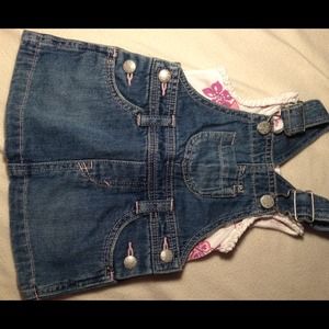 Little Girls skirt coveralls