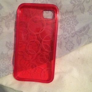 Red iPhone 4/4s case