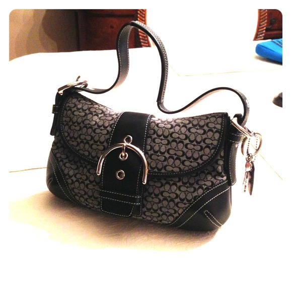 Coach, black handbag