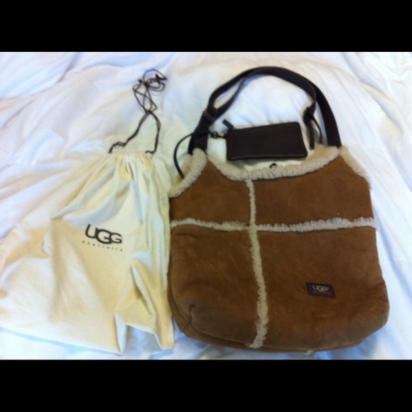 Authentic Ugg bag w/ attached coin purse.