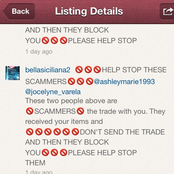 Watch out for these scammers!