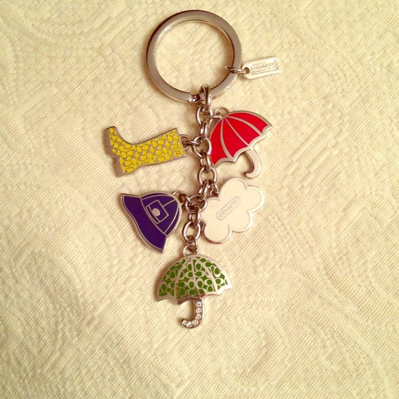 Coach "rainy day" keychain