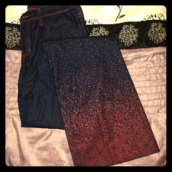 *REDUCED*!!!"Tufi Duek" dark blue w/red stitching!