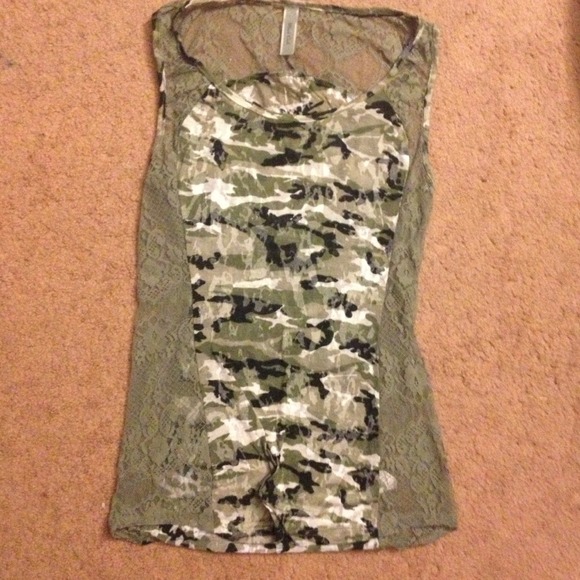Camo tank top