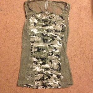 Camo tank top