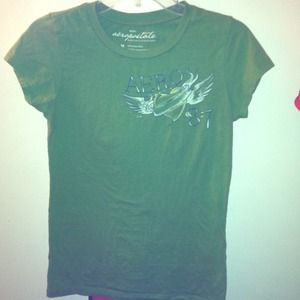 Green Aeropostale Graphic Tee