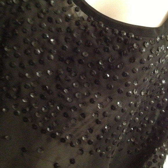 SOLD Guess Sheer sequin top - Picture 2 of 3