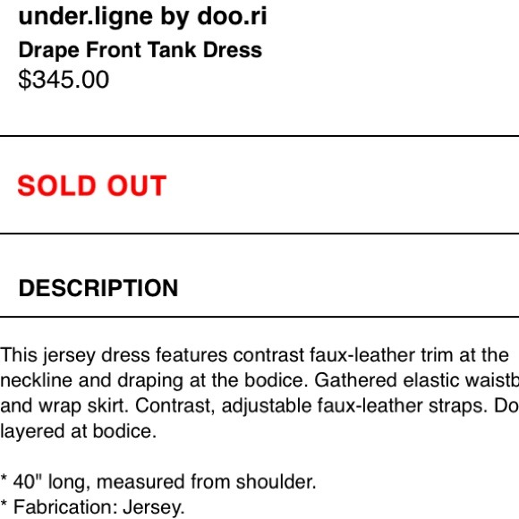 HP🎉under.ligne by Doo.Ri Goddess Dress M - Picture 4 of 4