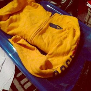 VS Pink yellow hoodie