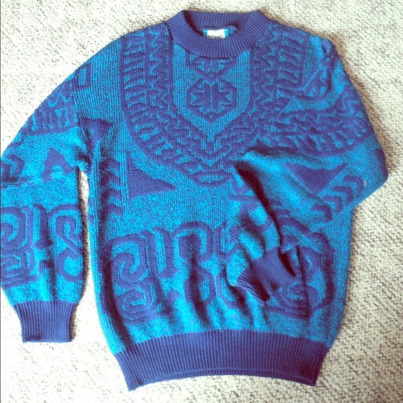 Vintage blue sweater
