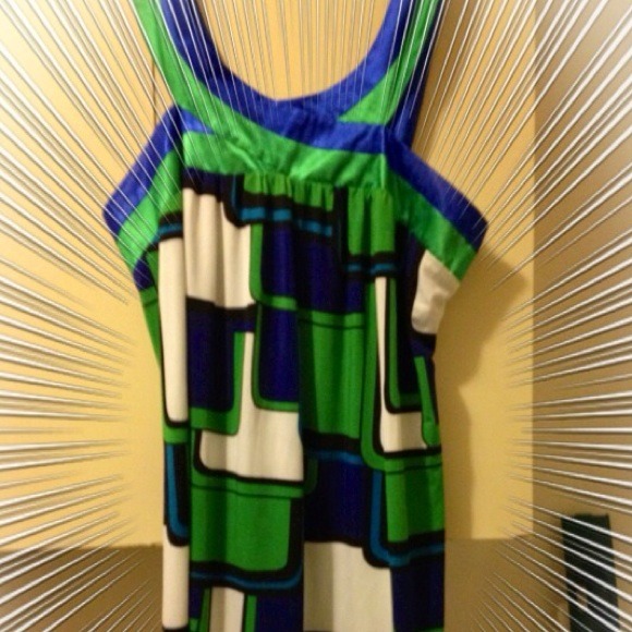 Size large retro print sundress