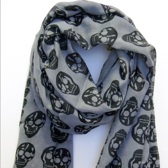 Skull Printed High Quality Imported Scarf