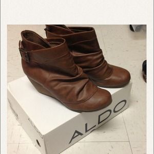 ALDO leather mid boots