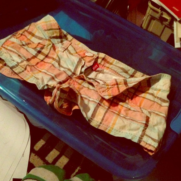 Plaid short-shorts H&M
