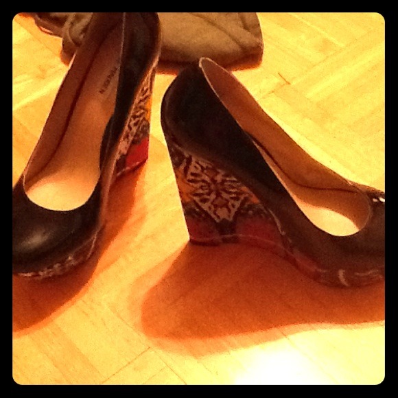 High end wedges practically new!!!