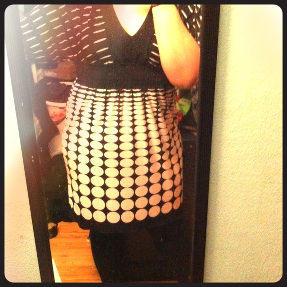 Black and white dress