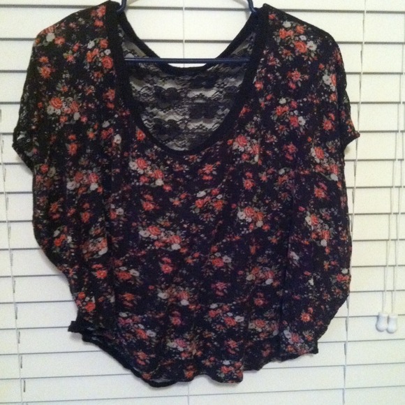 Floral and Lace Blouse