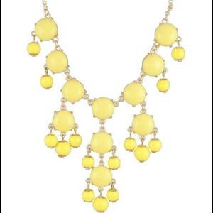 Yellow mini bubble necklace