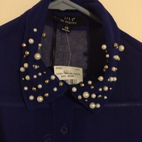 ROYAL BLUE TOP - Picture 2 of 3