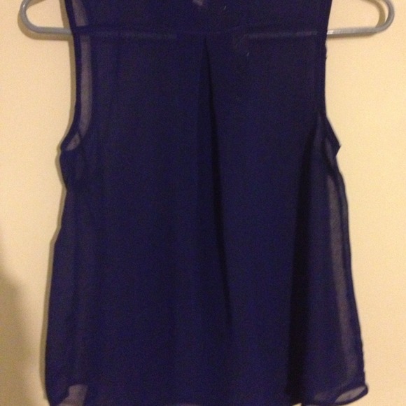 ROYAL BLUE TOP - Picture 3 of 3