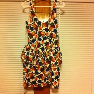 Peplum dress